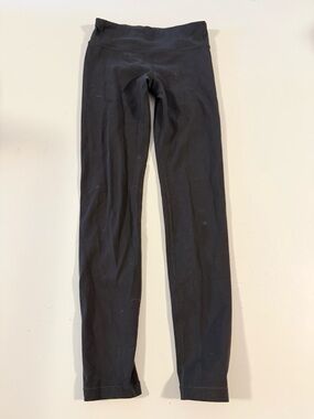 Athleta Girl Leggings L/12 Black Chit Chat Tight 2.0 Yoga Athletic Pants